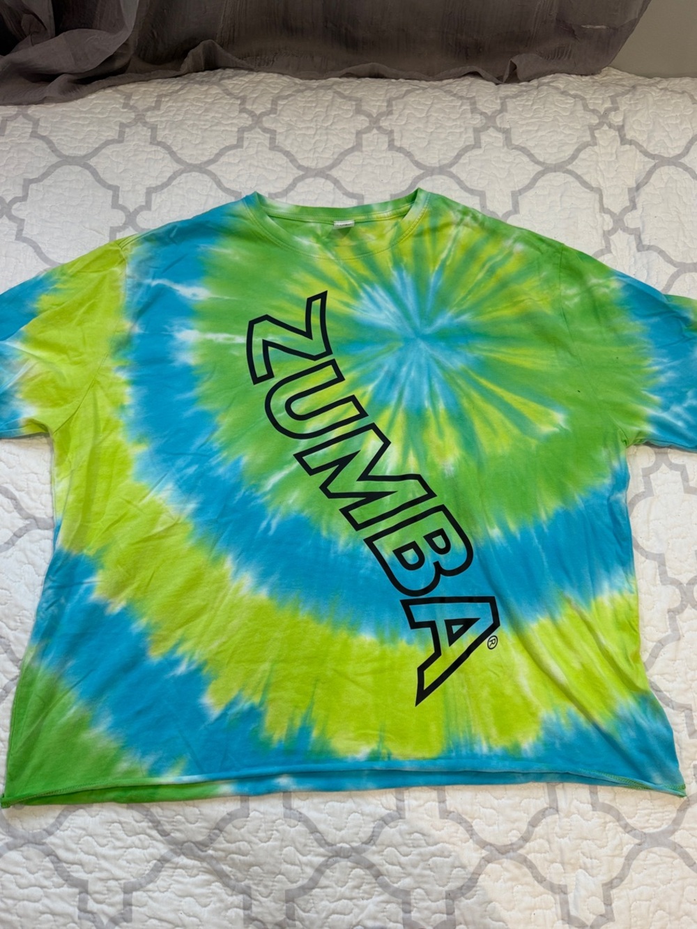 Unisex Zumba Neon Boxy Top